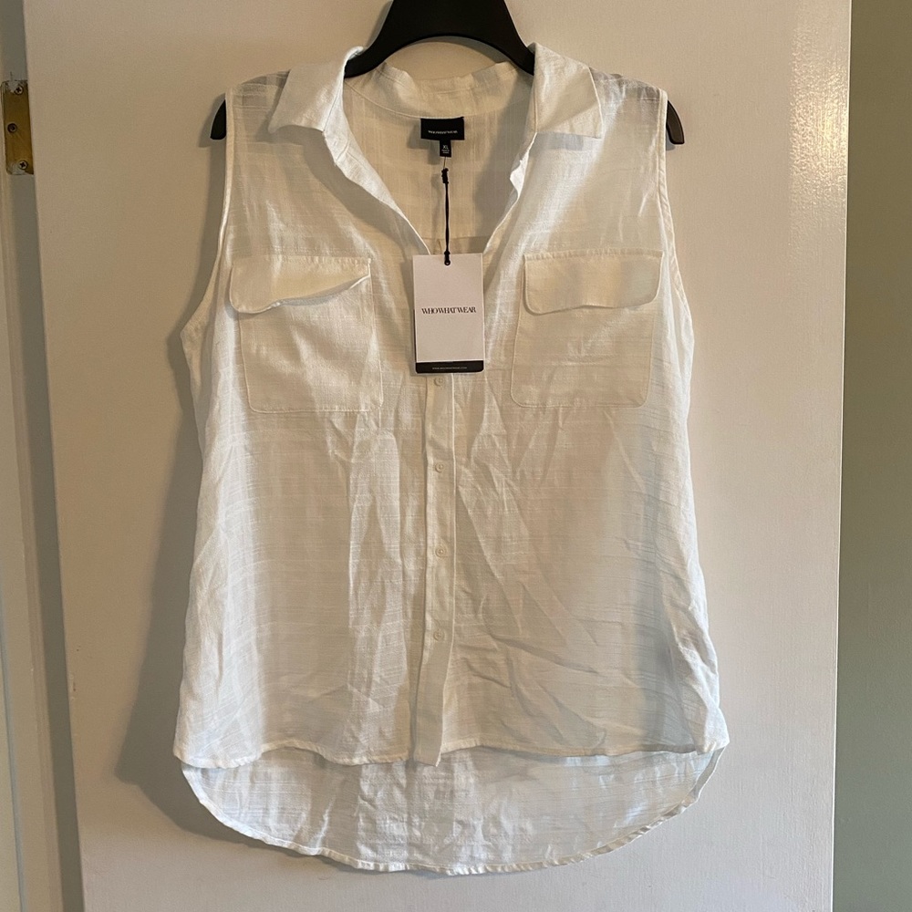 NWT White Tank Top
